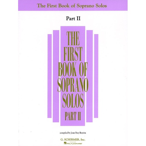 Schirmer - First Book Soprano Solos 2
