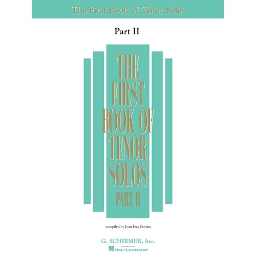 Schirmer - First Book Tenor Solos Pt 2