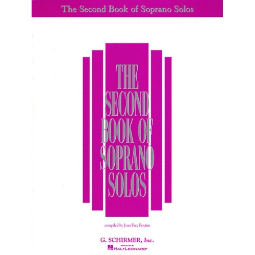 Schirmer - Second Book Of Soprano Solos