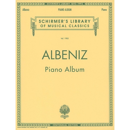 Albeniz Piano Album Lib.1985 