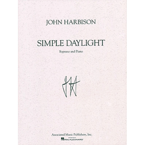 Harbison Simple Daylight Sop/Piano 
