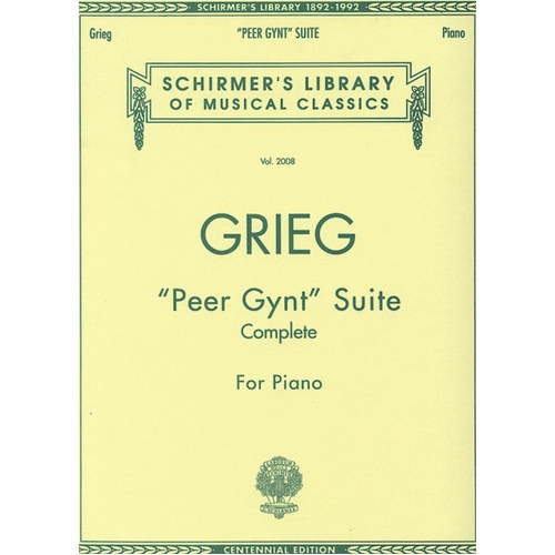 Grieg Peer Gynt Suite Piano 