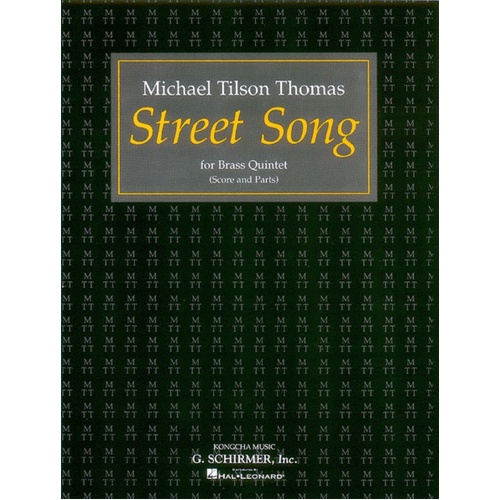 Thomas Street Song Brass Quintet Score/Parts 