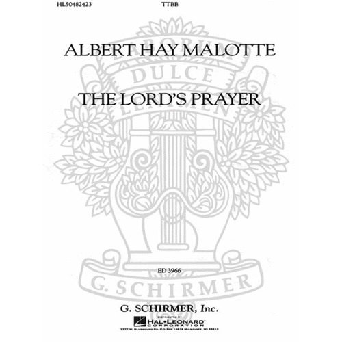 Lords Prayer TTBB A Cappella (C/R)