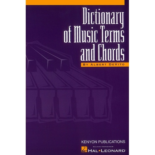 Dictionary Of Musical Terms And Chords (Softcover Book)