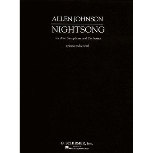 Johnson Nightsong Alto Sax and Piano 