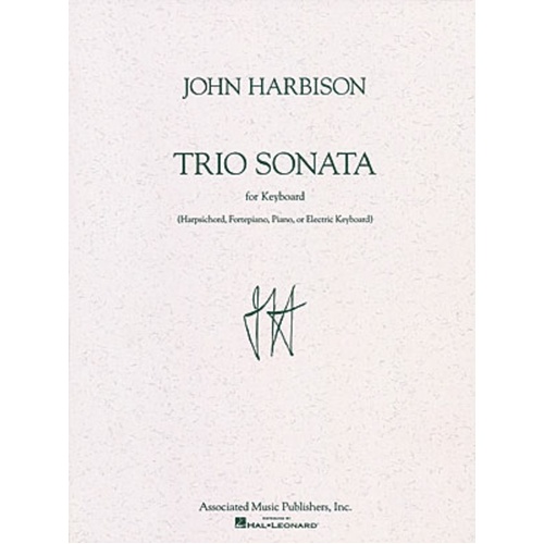 Harbison Trio Sonata For Keyboard 