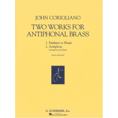 Corigliano 2 Works Antiphonal Brass Sc/P 