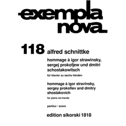 Hommage A Stravinsky Prokofieff and Shostakovich (Softcover Book)