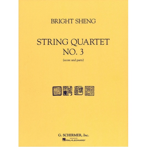 Sheng String Quartet N.3 Score and Parts 