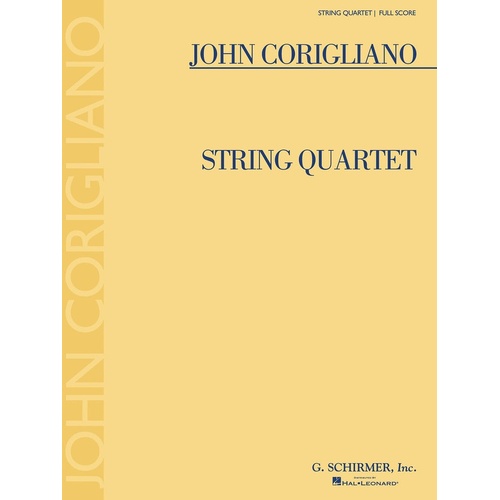 Corigliano String Quartet Score 