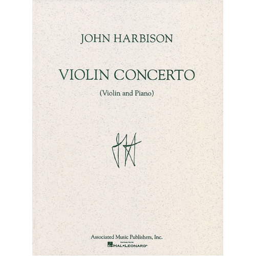 Harbison Violin Concerto Violin and Piano 