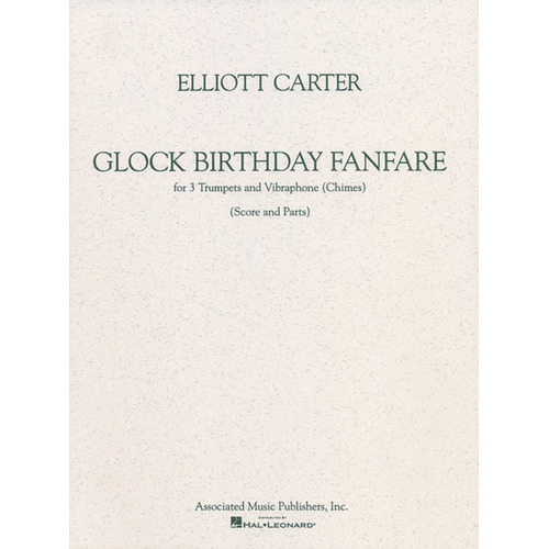 Carter - Glock Birthday Fanfare Score/Parts
