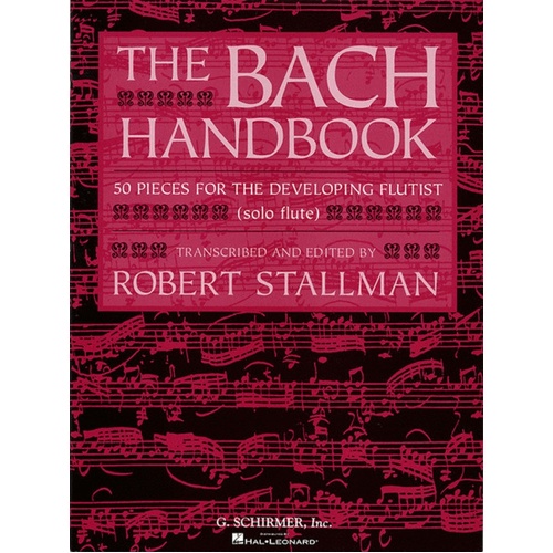Bach The Bach Handbook 50 Pieces Flute S 