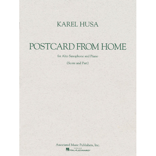 Husa Postcard From Home Alto Sax/Piano 