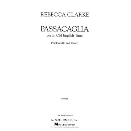 Clarke R. Passacaglia Cello and Piano 