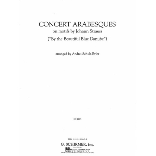Concert Arabesques Piano Solo 