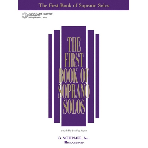 Schirmer - First Book Of Soprano Solos Book/Online Audio