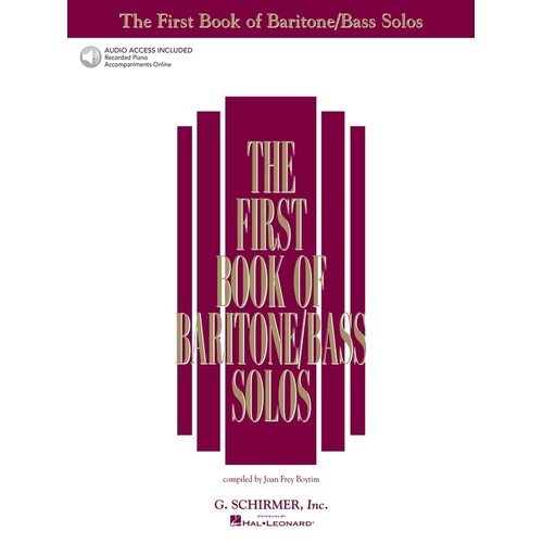 First Book Baritone/Bass Solos Book/CD 