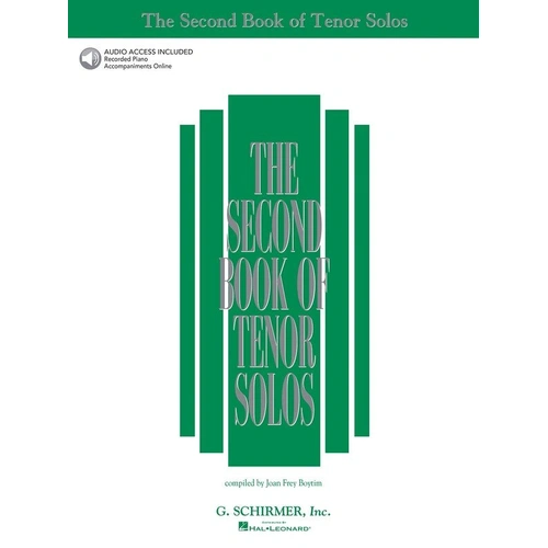 The Second Book of Tenor Solos by G. Schirmer, Inc. - 128 Pages