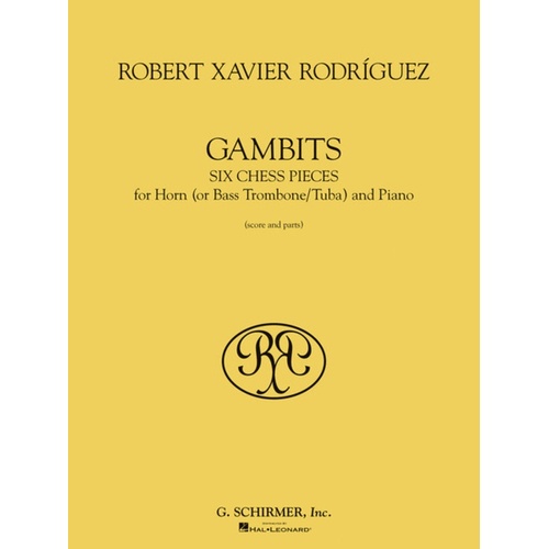 Rodriguez Gambits 6 Pieces French Horn/Piano 