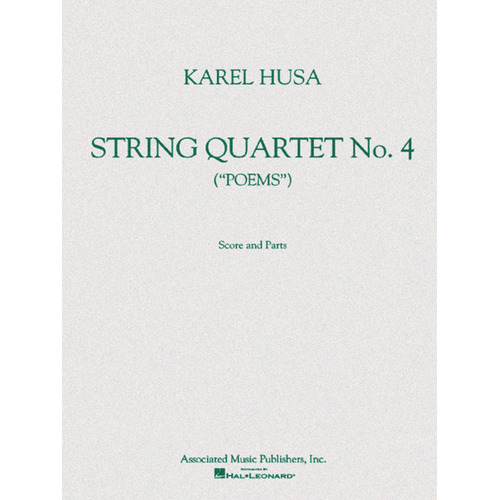 Husa String Quartet No4 Poems Score/Parts 