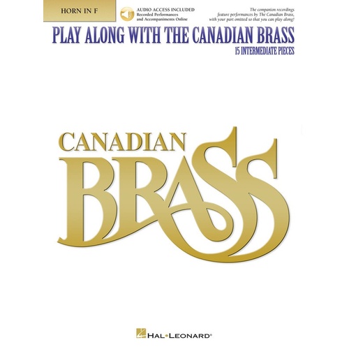 Play Along With Canadian Brass Horn In F Book/Online Audio (Softcover Book/Onlin