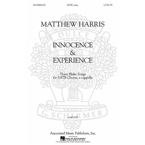 Harris - Innocence & Experience SATB A Cappella