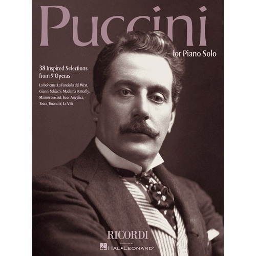 Puccini For Piano Solo (Softcover Book)