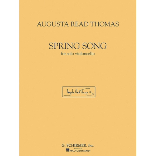 Thomas A.R. Spring Song Cello Solo 