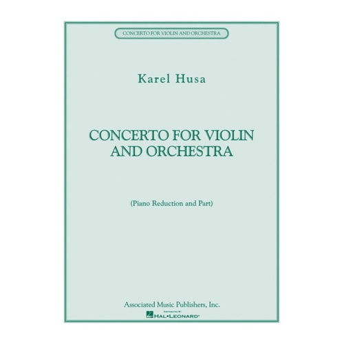 Husa Concerto Violin/Piano Reduction 