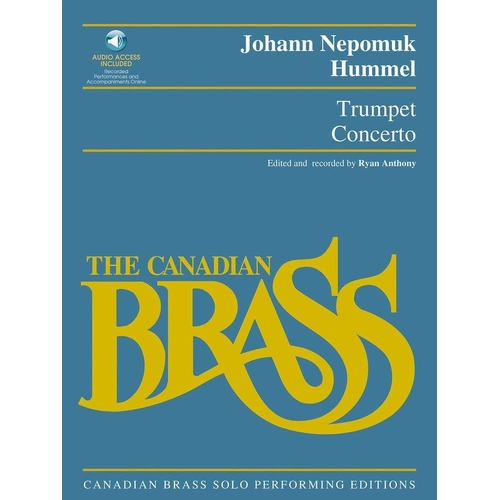 Hummel Trumpet Concerto with Piano Accompaniment and Audio Access