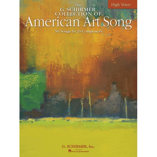 Schirmer - American Art Song Collection High Voice/Piano