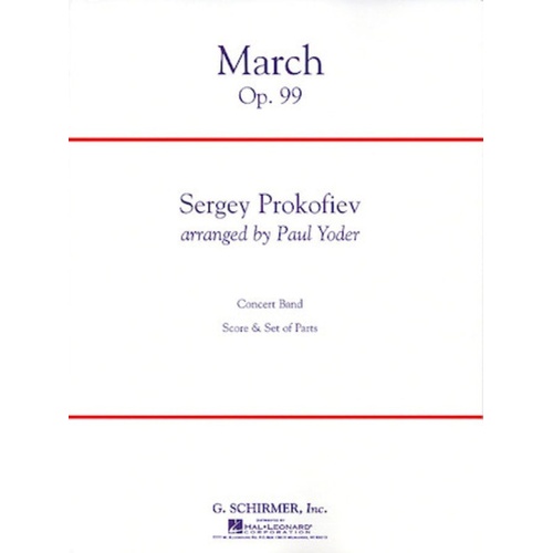 Prokofieff - March Op 99 Cb4 Condensed Score Score