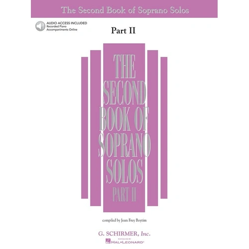 The Second Book of Soprano Solos Part II