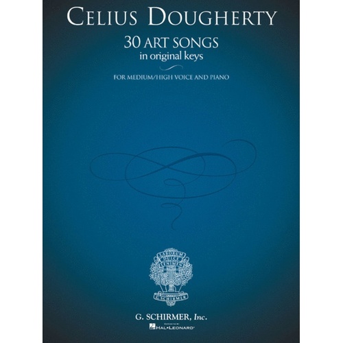 Dougherty 30 Songs Med.High Vce/Piano 