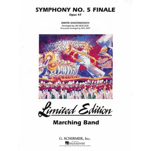 Schirmer - Shostakovich - Symphony No 5 Finale Mb5 Score/Parts