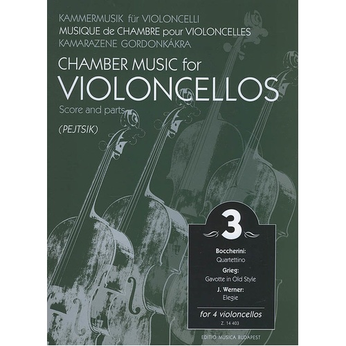 Chamber Music For Vlc Vol 3 (Softcover Book)