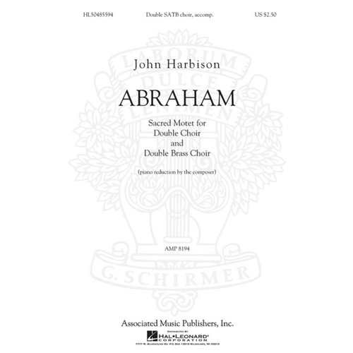 Abraham Motet SATB Double Choir/Piano