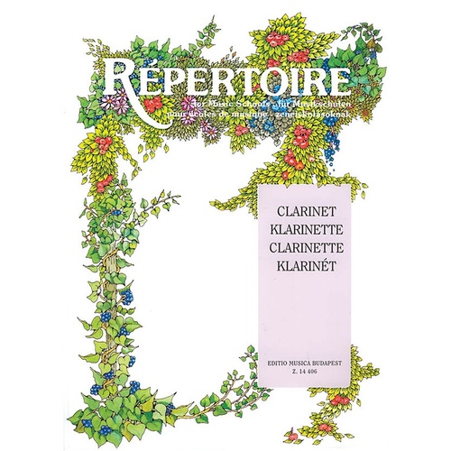 Repertoire For Music Schools Clarinet and Piano (Softcover Book)