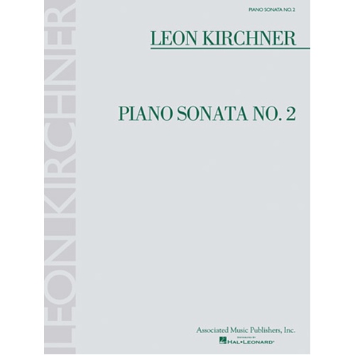 Kirchner - Piano Sonata No 2 Softcover Book (Piano)