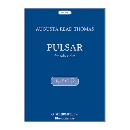 Thomas A.R. Pulsar For Solo Violin 