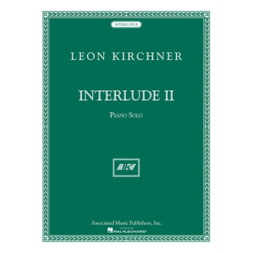 Kirchner Interlude Ii Piano Solo 