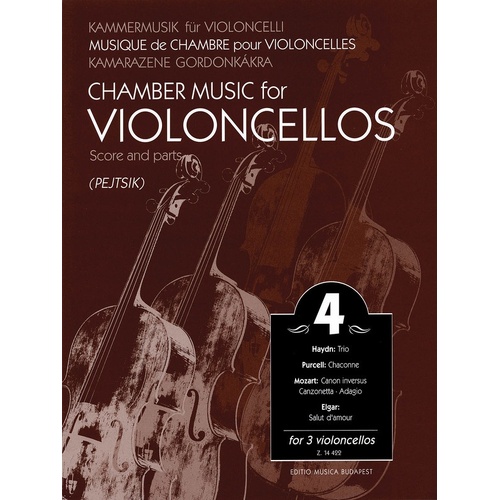 Chamber Music For Violoncellos Vol 4 (Music Score/Parts)