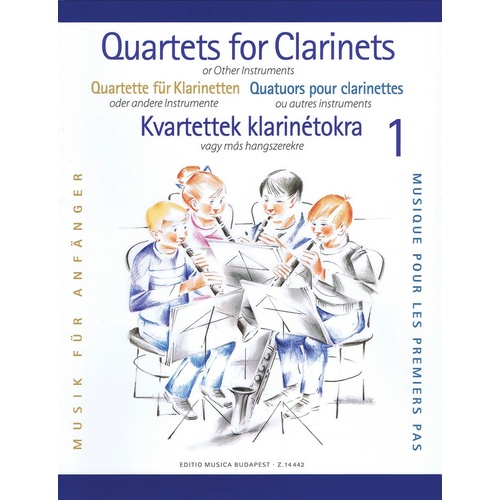 Clarinet Quartets For Beginners Vol 1 (Softcover Book)