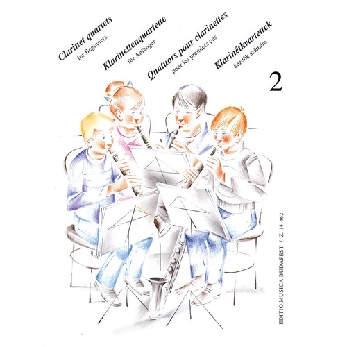 Clarinet Quartets For Beginners Vol 2 (Softcover Book)