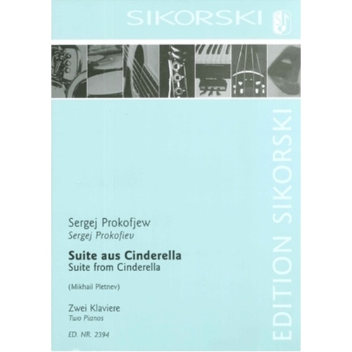 Suite From Cinderella 2 Piano 4 Hand (Softcover Book)