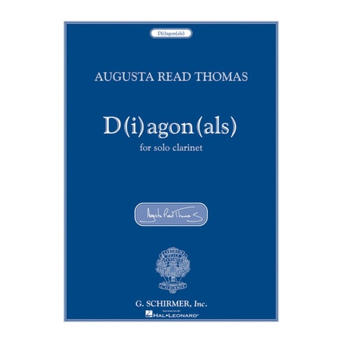 Thomas Diagonals For Solo Clarinet 