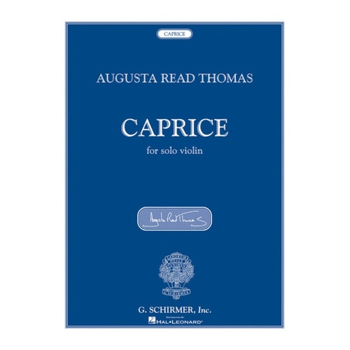 Thomas Caprice For Solo Violin 