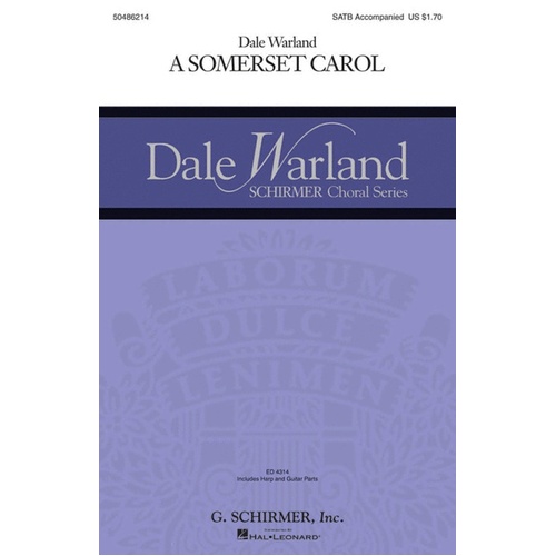 Schirmer - A Somerset Carol SATB